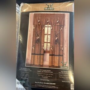 King of Bucks curtains.